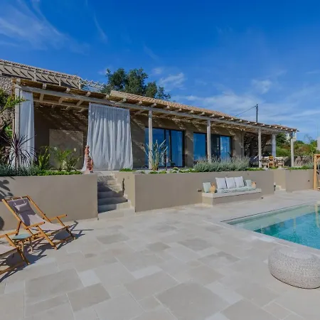 Βίλα Aer Brand New Romantic For Two With Private Pool Full Sea View Λίνια