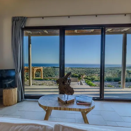 Aer Brand New Romantic For Two With Private Pool Full Sea View Βίλα
