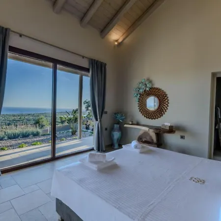 Aer Brand New Romantic For Two With Private Pool Full Sea View Βίλα Λίνια
