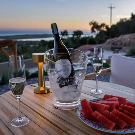 Βίλα Aer Brand New Romantic For Two With Private Pool Full Sea View Λίνια